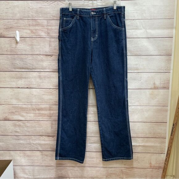 DICKIES STRAIGHT LEG CARPENTER JEANS - Picture 1 of 7